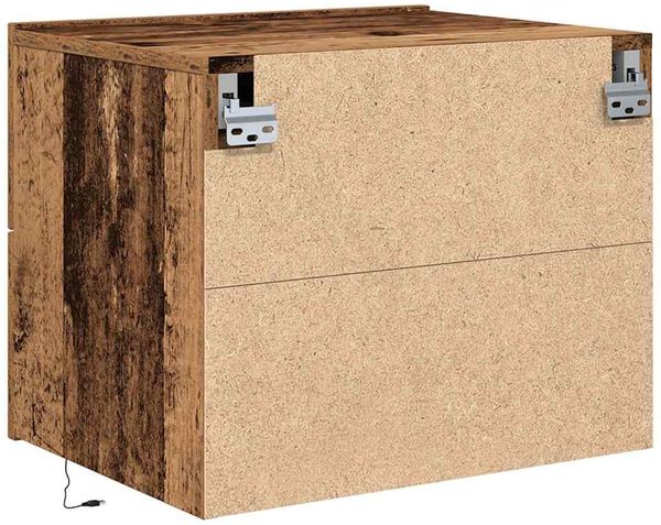 vidaXL Nachttisch 2 pcs Altholz 50 x 39 x 41 cm Holzwerkstoff 863073 Bild 10