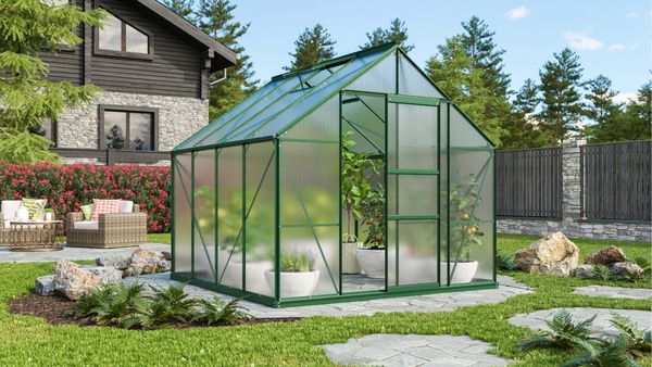 Vitavia Gewächshaus "Merkur 6700", smaragd grün, 6,7 m²,6 mm HKP