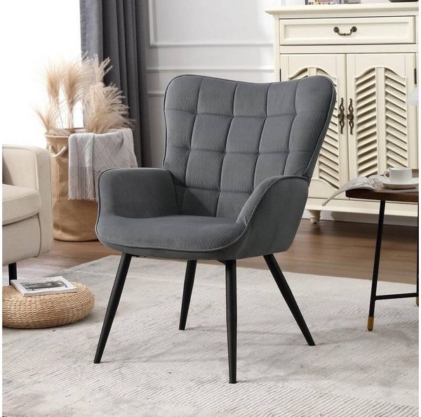 Woltu Relaxsessel (1-St), Ohrensessel Polstersessel mit Cordbezug