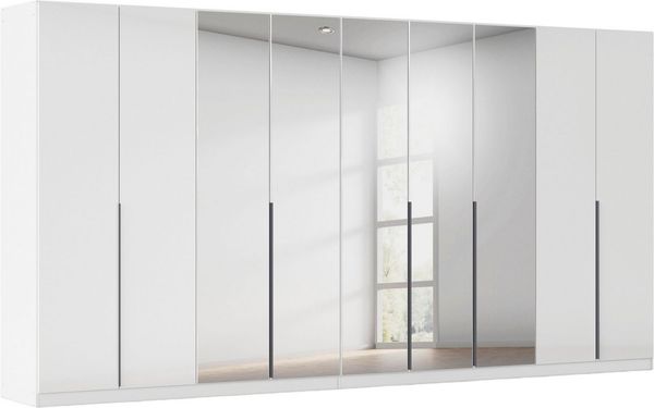 OTTO home Drehtürenschrank Kleiderschrank Schrank Garderobe AGORDO mit Dekor- oder Hochglanzfront (in zwei Griff-Farben, Breiten 91-405 cm) durchdachte Innenausstattung, in 8 Breiten und 2 Höhen MADE IN GERMANY