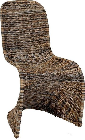 Krines Home Esszimmerstuhl Schwingstuhl Esszimmer Stuhl aus Rattan Freischwinger Schwinger