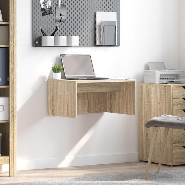 vidaXL Wandtisch Sonoma-Eiche 60 x 45 x 30 cm Holzwerkstoff 891386