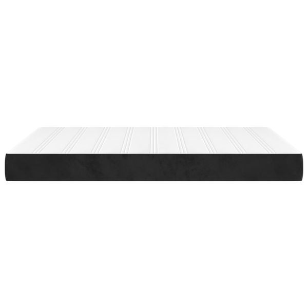 vidaXL Taschenfederkernmatratze Mittel Schwarz 140x200x20 cm Samt 347810 Bild 4