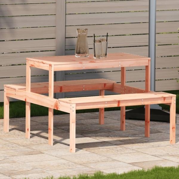 vidaXL Picknicktisch 110x134x75 cm Massivholz Douglasie 832560