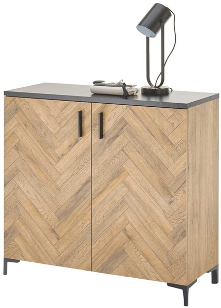 Kommode vito Carissio, Holzwerkstoff, Holzfarben, 92 x 88 x 38 cm