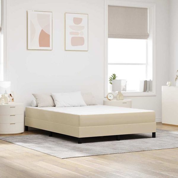 vidaXL Bettmatratze mit Matratze Salbei 140 x 190 cm Stoff 42008290
