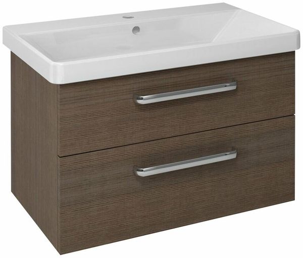THEIA Unterschrank 75,6 x 50 x 43,5 cm, 2xSchublade, Kiefer Rustikal
