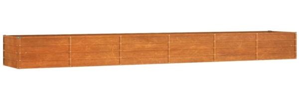 vidaXL Hochbeet Rostig 480x80x45 cm Cortenstahl 151966