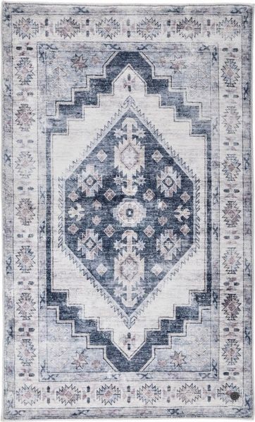 TOM TAILOR HOME Badematte Oriental Bath FIVE, Höhe 7 mm, rutschhemmend beschichtet, fußbodenheizungsgeeignet, strapazierfähig, Polyester, rechteckig, Badteppich, Orient-Optik, Vintage Design, waschbar