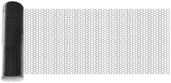 vidaXL Sechseckiger Zaun mit Pfosten 10 x 1 m PVC-beschichteter Stahl 3353200 Bild 6