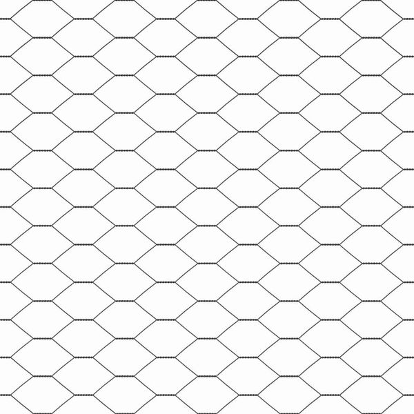 vidaXL Sechseckiger Zaun mit Pfosten 10 x 1 m PVC-beschichteter Stahl 3353200 Bild 10