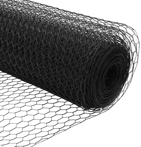 vidaXL Sechseckiger Zaun mit Pfosten 10 x 1 m PVC-beschichteter Stahl 3353200 Bild 11
