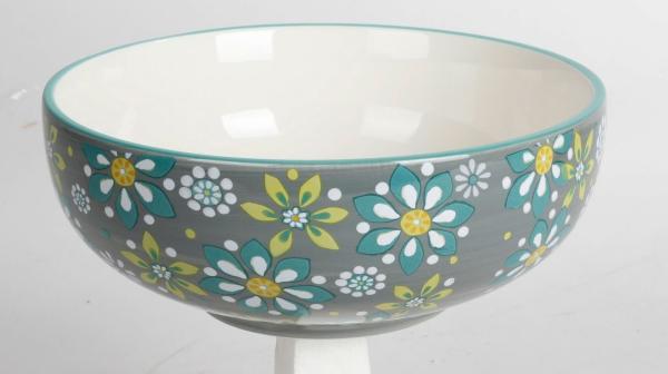 Keramik-Schüssel 22cm Servierschüssel Salatschüssel Suppenschüssel Schüssel Deko Bild 1