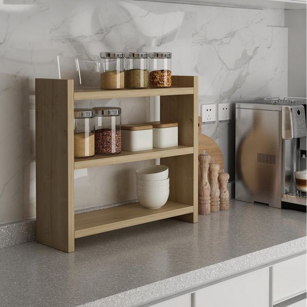 Skye Decor Küchenregal, Packung 1-tlg, 44x40 x10 cm, Arbeitsplatten-Organizer