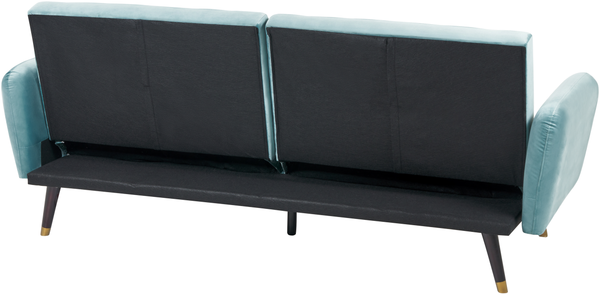 Schlafsofa VIMMERBY Hellblau Samtstoff Bild 5