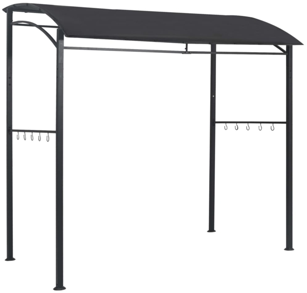 vidaXL BBQ-Pavillon, Stahl/Polyester Anthrazit, 215 x 150 x 220 cm Bild 3