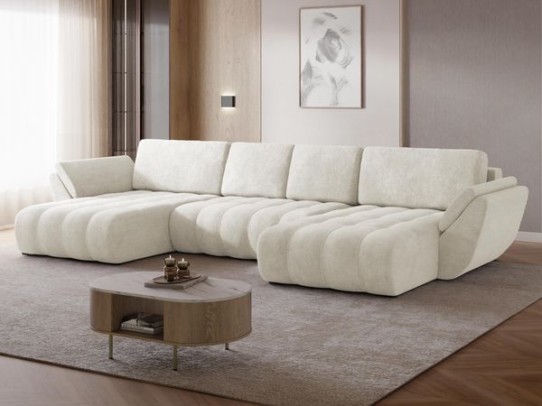 Wohnlandschaft Fezrit U (Farbe: Lumo 55)