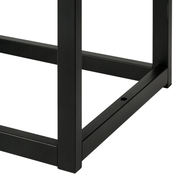 CLP Sitzbank Polson, Modern, Gestell schwarz, Samt, Gesteppt, Bodenschoner, Design,grün 120 cm Bild 8