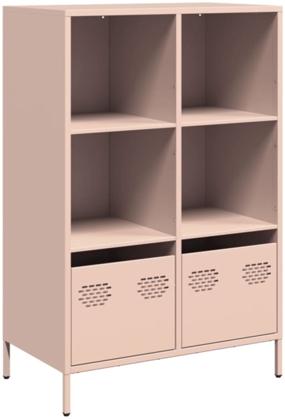 vidaXL Highboard Rosa 68x39x103,5 cm Stahl 851383