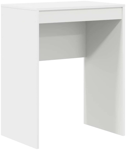 vidaXL Schreibtisch mit Stauraum mit Regal 2 pcs Weiß Holzwerkstoff 3337297 Bild 4