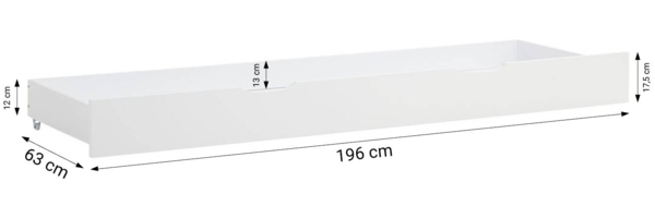 Kinderbett mit 2 Matratzen Etagenbett 90x200 und 140x200 Weiß Holz Doppelstockbett Jugendbett Hochbett Stockbett Bettkasten Bild 4