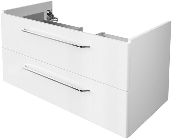 FACKELMANN MILANO Waschbeckenunterschrank 100 cm breit, Weiß