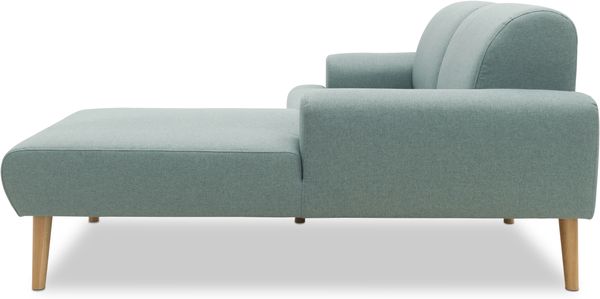 DOMO Collection Swift FK, Ecksofa, Federkern, Webstoff eisblau, 217 x 176 cm Bild 5