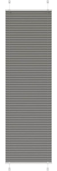 vidaXL Plissee Anthrazit 60x200 cm Stoffbreite 59,4 cm Polyester 4015101