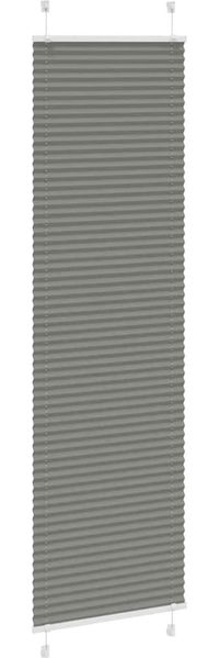 vidaXL Plissee Anthrazit 60x200 cm Stoffbreite 59,4 cm Polyester 4015101 Bild 3