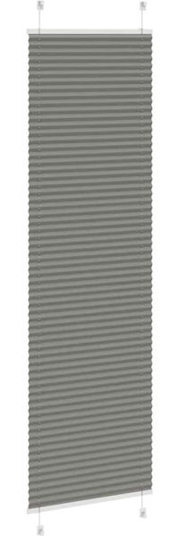 vidaXL Plissee Anthrazit 60x200 cm Stoffbreite 59,4 cm Polyester 4015101 Bild 4
