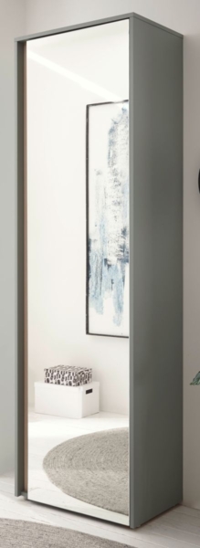 Garderobenschrank Center in Salbei und Eiche 60 x 200 cm