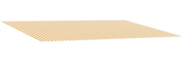 vidaXL Markisenersatzstoff Gelb und Weiß 350 x 200 cm Polyester 3444207 Bild 2