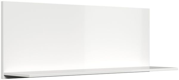 Deko-Regal Fiore L 80cm Weiss hochglanz : Weiss hochglanz