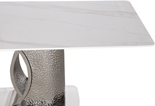 Livin Hill Esstisch 180cm Modig Silberne Beine, weiße Tischplatte M90 Bild 7