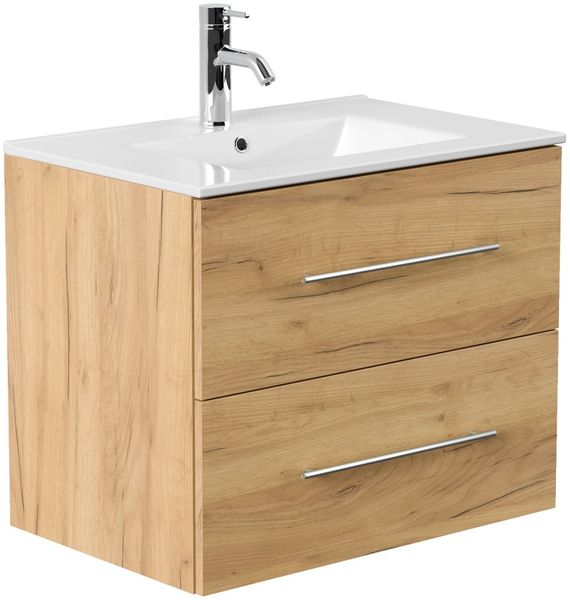 Badmöbel Firenze 70 SoftClose eiche gold : Eiche Gold