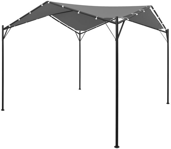 Gartenpavillon, Pavillon Anthrazit 4x4 m