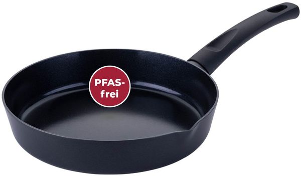 Fackelmann Bratpfanne Essential Highrise Ø 24 cm aus recyceltem Aluminium mit Keramikbeschichtung – Perfekt für alle Herdarten inklusive Induktion