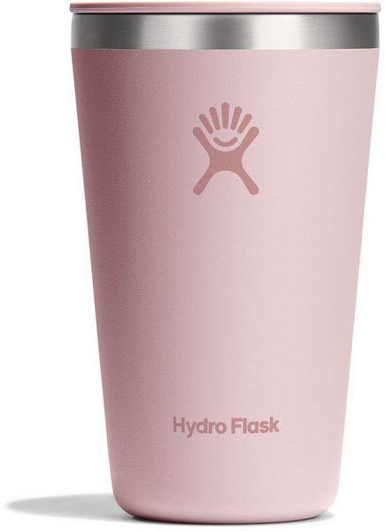 Hydro Flask Thermobecher 16 OZ All Around Tumbler Press-In Lid, 473 ml, 1-tlg, Edelstahl, Kompatibel mit Trinkhalmdeckel und verschließbaren Eindrückdeckel