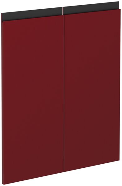 Küchenfront R-Line Rot 59.2 x 71.3 cm Möbelfront für den Unterschrank Vicco
