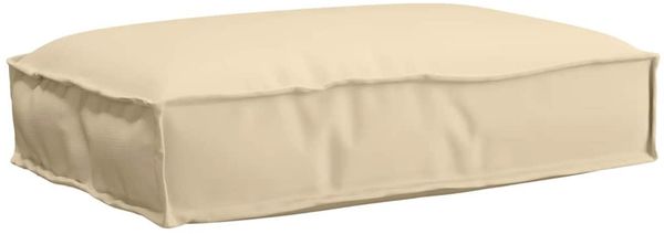 vidaXL Kissen Beige 60 x 40 x 8 cm Oxford-Stoff 42001611