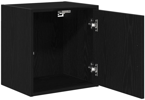vidaXL Garagen-Wandschrank Schwarz Holzwerkstoff 860627 Bild 4