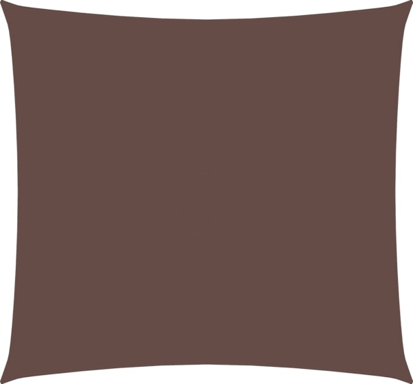 vidaXL Sonnensegel Oxford-Gewebe Quadratisch 4,5x4,5 m Braun 135800