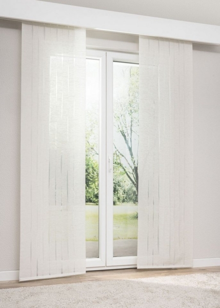 LYSEL® Schiebegardine Sambava, (1 St), halbtransparent, HxB 245x60cm