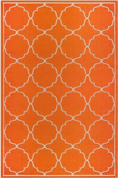 Sanat 'Berlin' Teppich, Höhe: 6 mm, In -und Outdoor geeignet, Orange, 120x170 cm