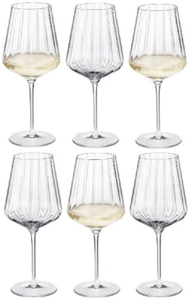 Georg Jensen Weißweingläser Bernadotte (6-teilig) 10019229