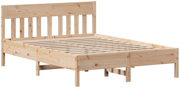 vidaXL Massivholzbett ohne Matratze 160x200 cm Kiefernholz 3306999 Bild 7