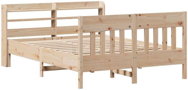 vidaXL Massivholzbett ohne Matratze 160x200 cm Kiefernholz 3306999 Bild 3