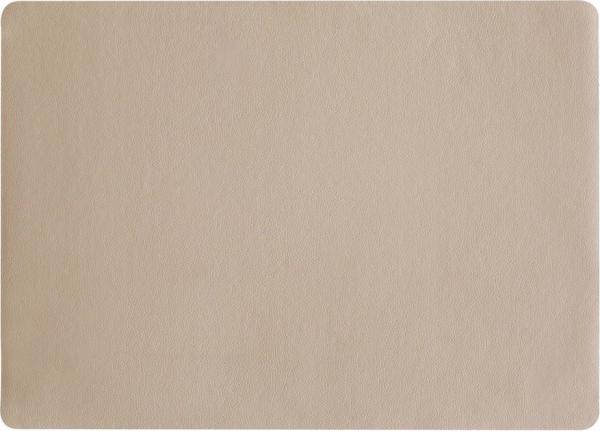 ASA Selection 7801420 Lederoptik Tischset, 46 x 33 cm, Polychlorid, stone