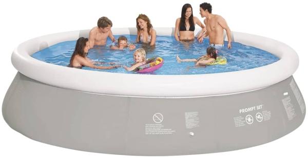 Jilong Aufblasbarer Pool Grau 450×122 cm 90778