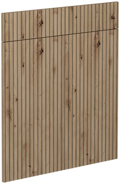 Küchenfront R-Line Artisan-Eiche 59.6 x 70.8 cm Möbelfront für den Schubunterschrank Vicco